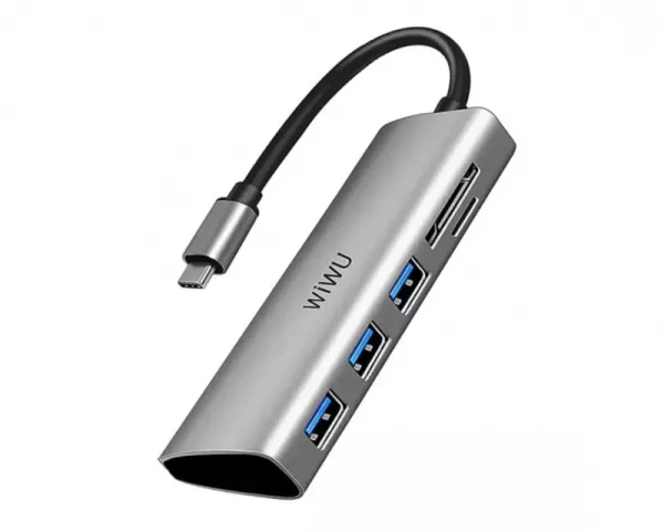 Адаптер HUB WIWU Alpha 5in1